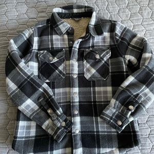 Eddie Bauer fuzzy lined flannel